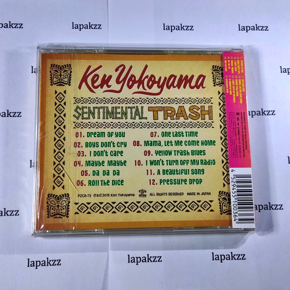Ken Yokoyama - Sentimental Trash (CD) w/ obi