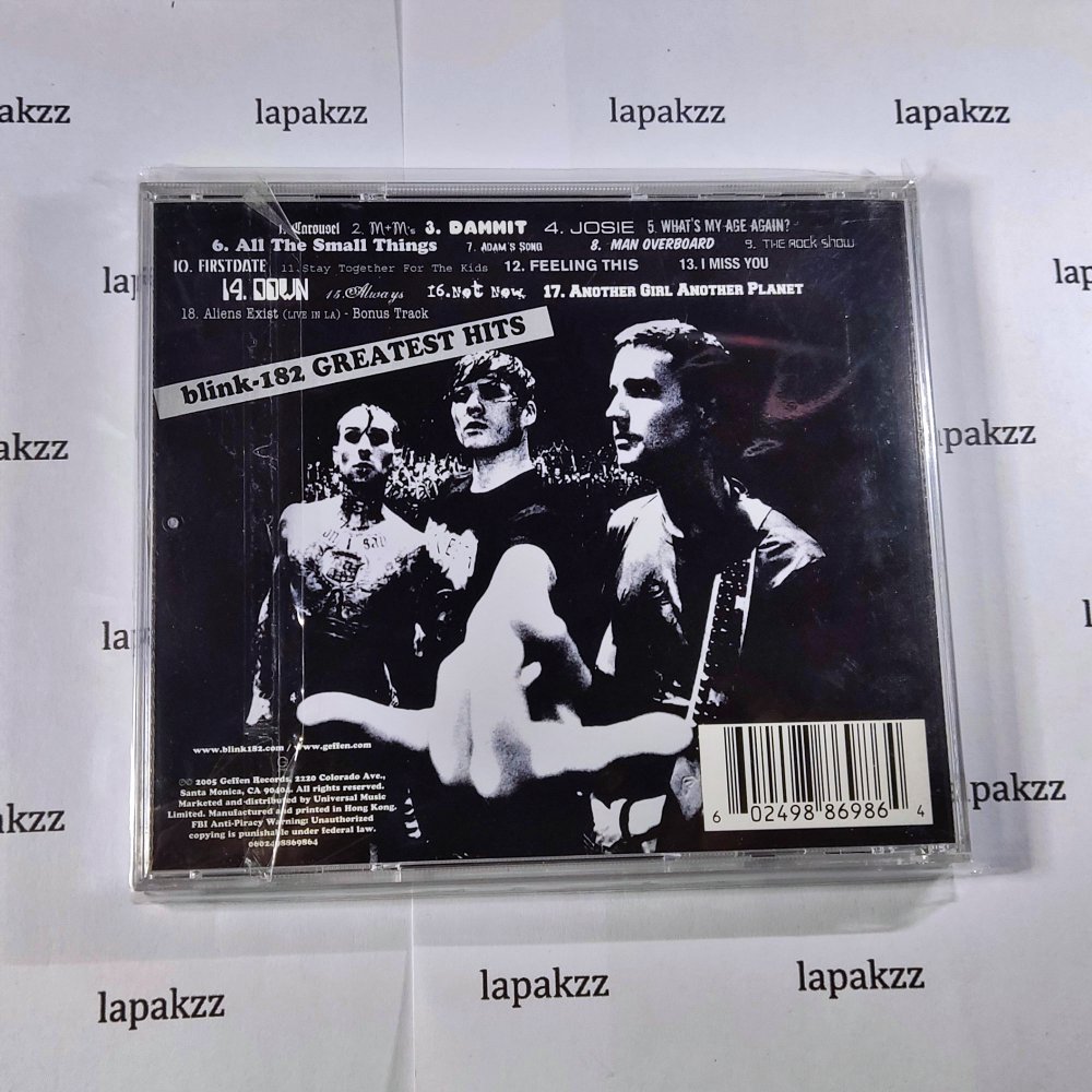 blink-182 - Greatest Hits (CD) Import - Europe - 0602498869864